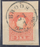 1858. Typography With Embossed Printing 5kr, BROOS - ...-1867 Prephilately