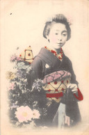 CPA JAPON / FEMME JAPONAISE GEISHA  / JAPAN - Autres & Non Classés