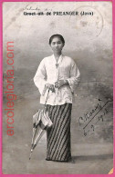 Af8878 - INDONESIA - Vintage POSTCARD - Java - 1913 - Costumes - Indonésie