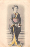 CPA JAPON / FEMME JAPONAISE GEISHA  / JAPAN - Autres & Non Classés