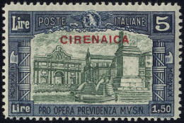 * 1930, Milizia III, 4 Valori (Sass.68-71/ 320€,-) - Cirenaica