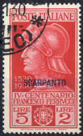 O 1930, Scarpanto, Ferrucci, 5 Val., Usati (Sass. 12-16) - Egée