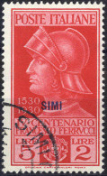 O 1930, Simi, Ferrucci, 5 Val., Usati (Sass. 12-16) - Egée