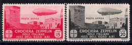 * 1933, Crociera Zeppelin, 6 Valori (Sass. A22-27 / 900,-) - Egée