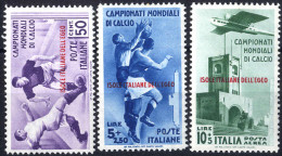 * 1934, Calcio, 9 Val. (S. 75-A37 / 920,-) - Egée