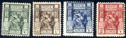 ** 1926-9, "Sibilla Libica" Dent. 11, Serie Completa Nuova Con Gomma Originale Integra (il 40 C. Con Traccia Di Linguell - Libyen