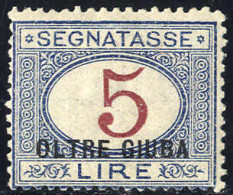 * 1925, Segnatasse, 10 Valori, Linguellati (Sass. 1-10 / 600 EUR) - Oltre Giuba