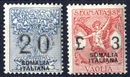 * 1926, Segnatasse Per Vaglia, Serie 6 Valori, Sass. 7-12 / 275,- - Somalia