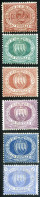 * 1894/99, Cifra E Stemma, Serie Completa 6 Valori, Linguellati, Sass. 26-31 / 1430,- - Autres & Non Classés