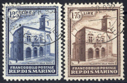 O 1932, Palazzetto, 5 Val. (S. 159-63 / 500,-) - Sonstige & Ohne Zuordnung