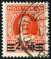O 1934, Provvisoria, 2,55 Su 2,50 Lire Arancio (U. + S. 38 / 350,-) - Autres & Non Classés