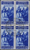 O 1935, Congresso Giuridico, 6 Valori In Quartine, Usati, 10 Cent Con Tracce Di Ruggine, 1,25 Con Macchia D'olio, Unif.  - Autres & Non Classés