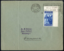 Cover 1936, Lettera Il 5.3.36 Per Essen (Germania) Affrancata Con 1,25 L. Giuridico, Sass. 46 / 380,- - Autres & Non Classés