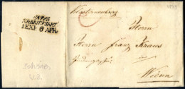 Cover "N° 85 K.K. BRIEFSAML. EXP 1" 1839, Wiener Stadtpost Mit Rückseitig N° 85 K.K. BRIEFSAML. EXP 1, (IL-Re), (1947c,  - Autres & Non Classés