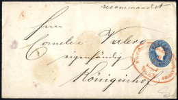 Cover "K.K. Brief-Filialamt Recomandirt" , (RzO-fy Rot Müller Punkte 40), Eingeschriebener Brief Von Wien Am 9.12. Nach  - Autres & Non Classés