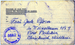 Cover 1946/47, 10 Belege Aus Den Englischen Lagern "Ebenthal Und Weißenstein" Je Auf Austellungsblättern Mit Detailliert - Autres & Non Classés
