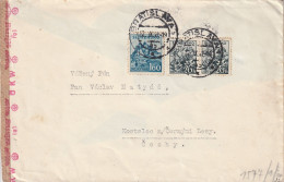 Slovaquie Lettre Censurée Bratislava 1942 - Lettres & Documents