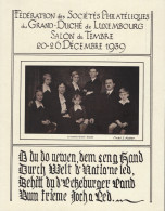 Luxembourg - Luxemburg - Salon Du Timbre   20 - 26 Décembre  1939 - Famille Grand-Ducale - Cliché E.Kutter - Storia Postale