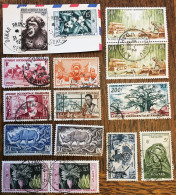 AOF Et AEF : 15 Timbres (13 AOF + 2 AEF) - Altri - Africa