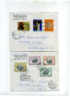 1971 VATICAN 2 Lettres+COLLEGIO SALVATORIANO A SUISSE-g57 - Storia Postale