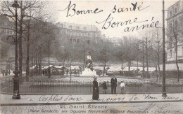 France - Saint Etienne - Place Gambetta Ses Squares Monument Waldeck Rousseau  - Carte Postale Ancienne - Otros & Sin Clasificación