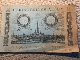 Antwerpen Van Dijck Feesten Boekje 1949 - Antiquariat