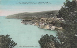 FRANCE - VilleFranche Et Le Mont Boron - Carte Postale Ancienne - Villefranche-sur-Mer