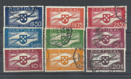 PORTUGAL  YVERT  AEREO  1/9   */0 - Used Stamps