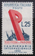 Italy   .  Y&T   .     632    .    **         .   MNH - 1946-60: Nieuw/plakker