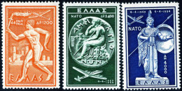 ** 1954, NATO, Komplette Serie 3 Werte, Postfrisch, Mi. 615-617 / 120,- - Autres & Non Classés