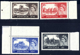 ** 1955, Queen Elizabeth II And Castles, Waterlow Printing, MNH, All With Sheet Margin Or Sheet Corner, Superb (SG. 536- - Autres & Non Classés