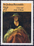 ** 1973, British Paintings, 7 1/2 P. Var. Gold (Queen's Head) Omitted, MNH And Very Fine, A Normal Stamp Is Included (SG - Autres & Non Classés