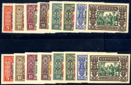 ** 1932, Dem Litauischen Kind (III), Zwei Komplette Serien 8 Werte Gezähnt Und Geschnitten, Postfrisch, Mi. 332-339 A+B - Lituanie