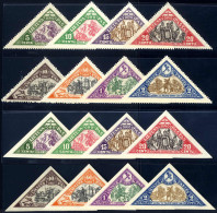 ** 1932, Dem Litauischen Kind (IV), Zwei Komplette Serien 8 Werte Gezähnt Und Geschnitten, Postfrisch, Mi. 340-347 A+B - Lituanie