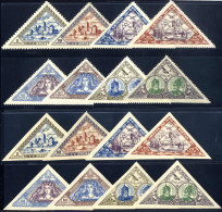 ** 1933, Dem Litauischen Kind (V), Zwei Komplette Serien 8 Werte Gezähnt Und Geschnitten, Postfrisch, Mi. 348-355 A+B - Lituanie