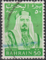 1964  Bahrein (...-1965) ° Mi:BH 143, Sn:BH 135, Yt:BH 136, Emir Scheich Salman Bin Hamed Al-Khalifa, Flughafen, Hafen - Bahrein (...-1965)