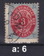 Dänisch-Westindien Nr 6 Gestempelt  #E694a - Denmark (West Indies)