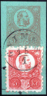 Piece "Gyimes", Briefstück Einer 5 Kr. Ganzsache Mit 5 Kr. Franz Josef Zufrankiert, Gudlin E 2.2 - 500P - Autres & Non Classés