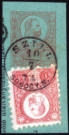 Piece "Szill/Somogy M.", Briefstück Einer 5 Kr. Ganzsache Mit 5 Kr. Franz Josef Zufrankiert, Gudlin E 3.51 - 400P - Autres & Non Classés