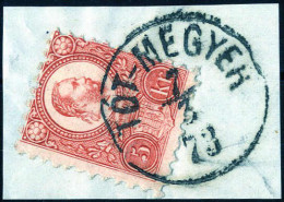 Piece "Tot-Megeyer", Briefstück Mit 5 Kr. Franz Josef, Gudlin E 3.15 - 300P - Autres & Non Classés