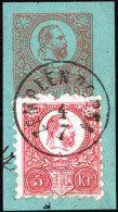 Piece "Zemplen-Dobra", Briefstück Einer 5 Kr. Ganzsache Mit 5 Kr. Franz Josef Zufrankiert, Gudlin E 2.6 - 800P - Autres & Non Classés