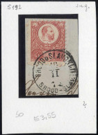 Piece 1871/81, 47 Briefstücke Mit Stempeln Verschiedener Orte In Ungarn Frankiert Mit Franz Josef (14 X 5 Kr., 20 Ganzsa - Autres & Non Classés