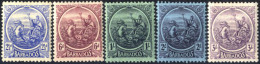 * 1921/24, Neues Kolonialsiegel Im Kleinformat, Komplette Serie 12 Werte, Ungebraucht, 3 Kleine Werte Mit Rostfleck In D - Barbades (...-1966)