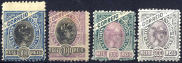 * 1894/97, Allegorie, Serie 10 Werte (50 R Grün Statt Blau), Ungebraucht, Mi. Aus 103-142 - Autres & Non Classés