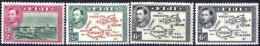 * 1938/50, König Georg VI, Komplette Serie 22 Werte Wz. 4, Ungebraucht, SG 249-266b Mi. 92-110 Platte I + II - Fidschi-Inseln (...-1970)