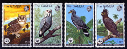 ** 1978, Naturschutz, Komplette Serie 4 Werte, Postfrisch, Mi. 374-377 - Gambia (1965-...)