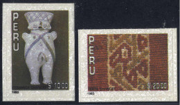 ** 1993, Serie 2 Werte, Mi. 1502-1503 / 120,- - Peru