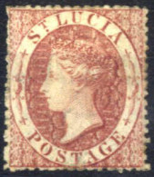 * 1860, Königin Viktoria, 1 P Karminrosa, Wz. 1 Ungebraucht, Sign. A Diena, SG + Mi. 1 - St.Lucia (...-1978)
