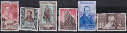 Italy   .  Y&T   .     6  Stamps     .    **         .   MNH - 1946-60: Ungebraucht