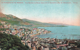 MONACO - Principauté - Vue Générale De Monte Carlo Et De Le Condamine Prise De L'observatoire - Carte Postale Ancienne - Altri & Non Classificati